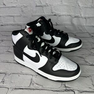 Nike Dunk High Panda Black and White Retro Sneaker Women’s Size 9.5